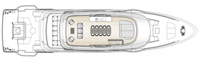 Layout Benetti Yachts Oasis 34M