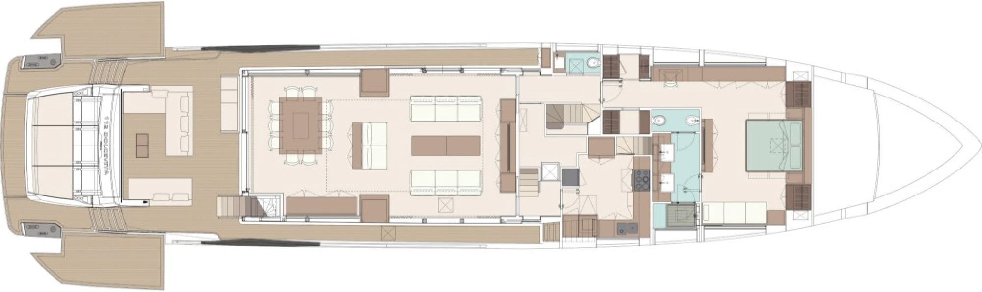 Layout Riva 112' Dolcevita Super New