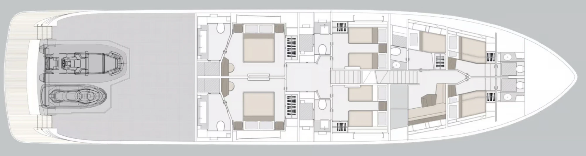 Layout Azimut Magellano 30M
