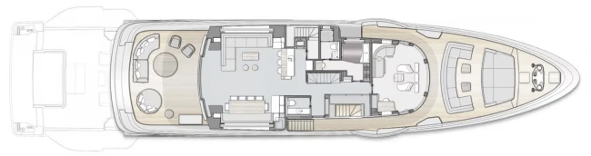 Layout Benetti Yachts Oasis 40M