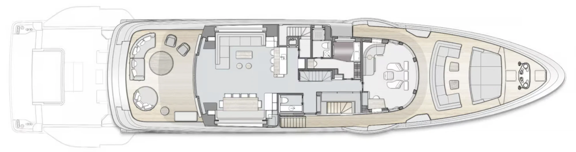 Layout Benetti Yachts Oasis 40M