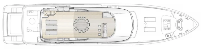 Layout Benetti Yachts Motopanfilo 37M