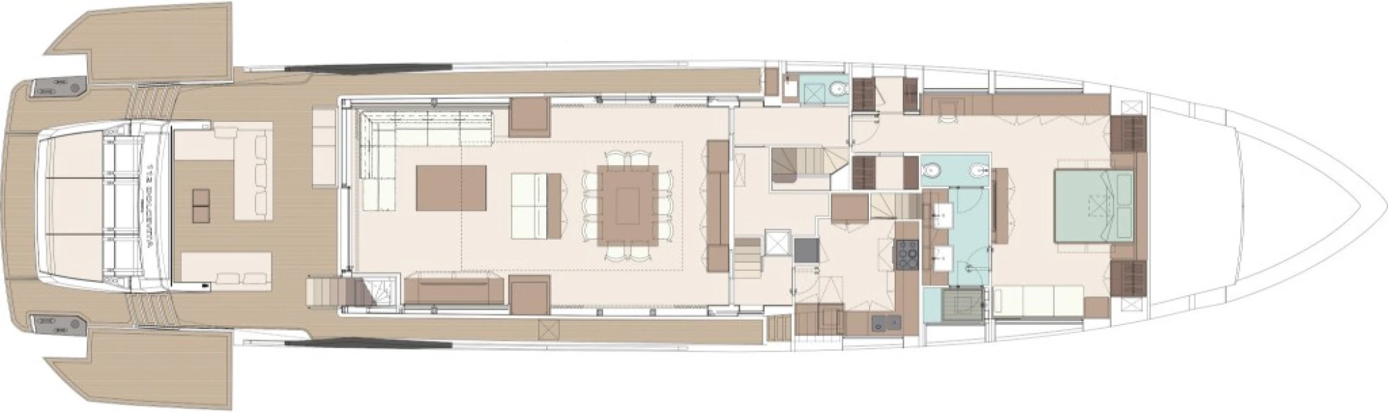 Layout Riva 112' Dolcevita Super New