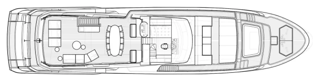 Layout Sanlorenzo SL110 Asymmetric