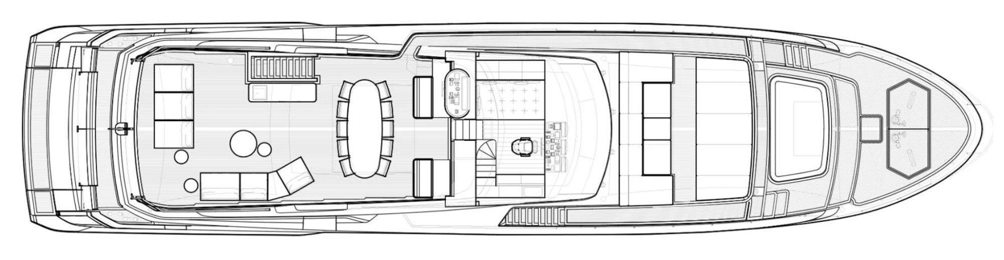 Layout Sanlorenzo SL110 Asymmetric