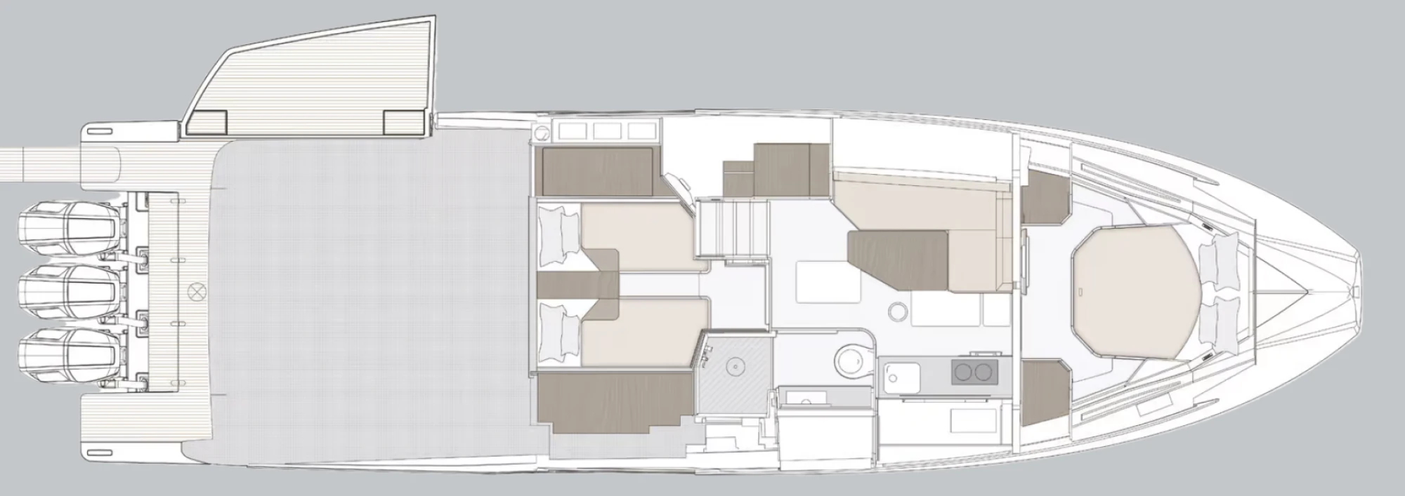 Layout Azimut Verve 48