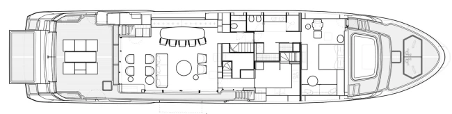 Layout Sanlorenzo SL110 Asymmetric