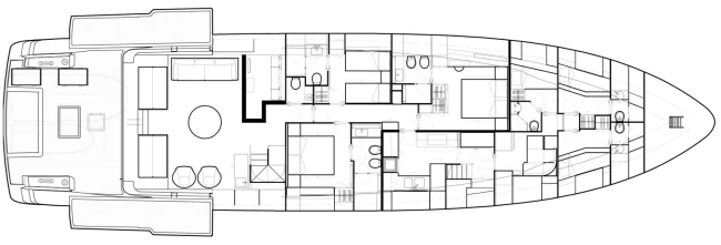 Layout Sanlorenzo SX100
