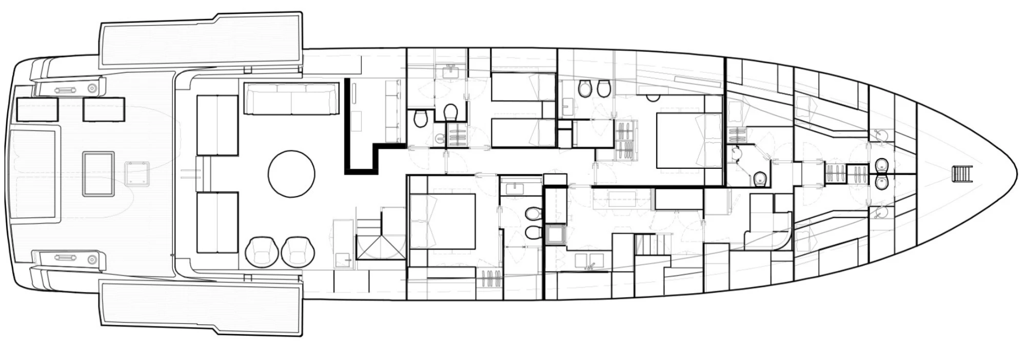 Layout Sanlorenzo SX100