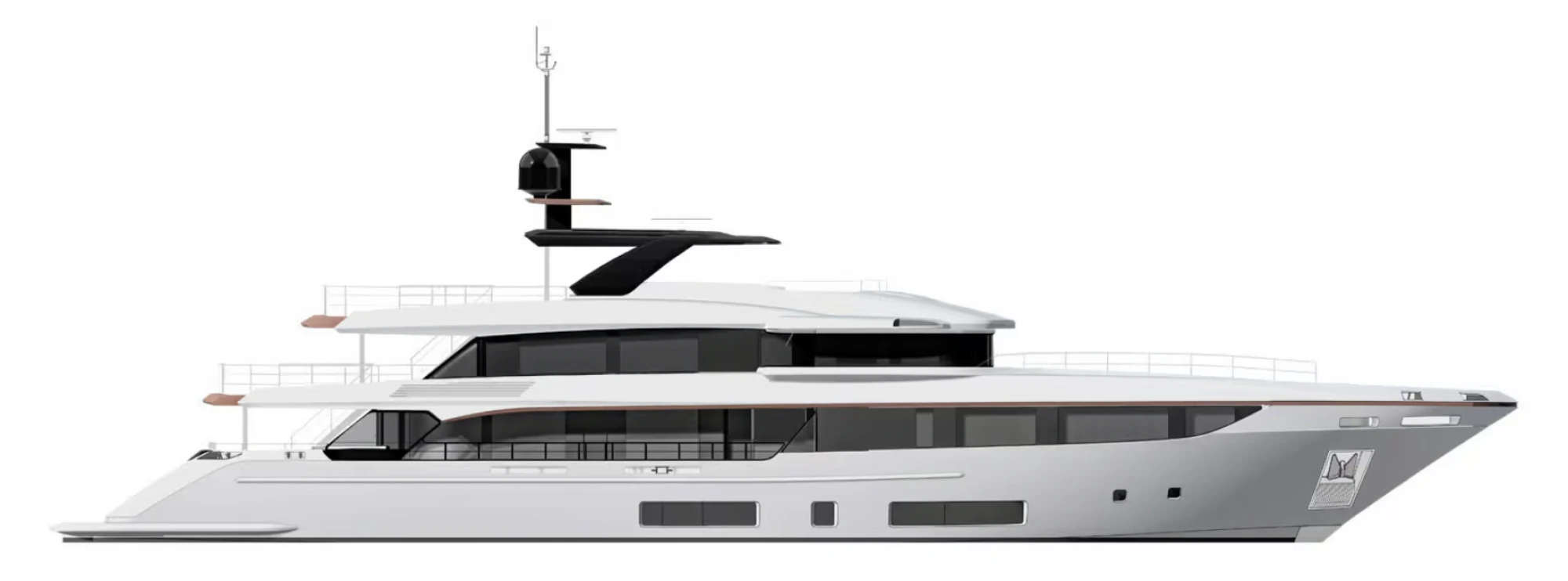Layout Benetti Yachts Class 44M