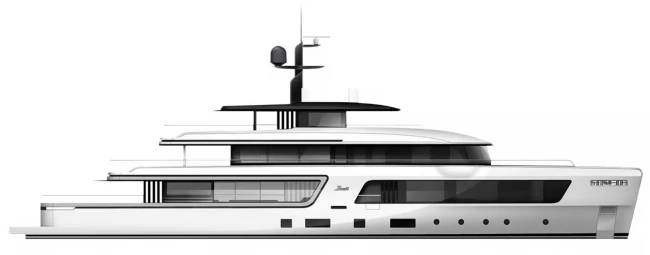 Layout Benetti Yachts Motopanfilo 45M