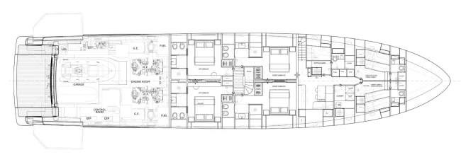 Layout Sanlorenzo SD118