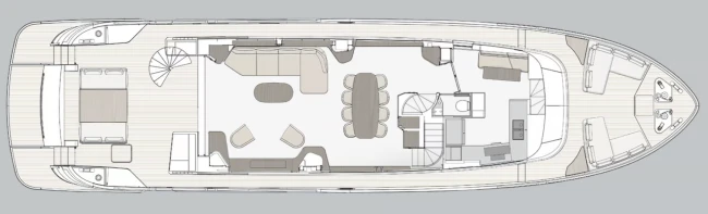 Layout Azimut Magellano 25M
