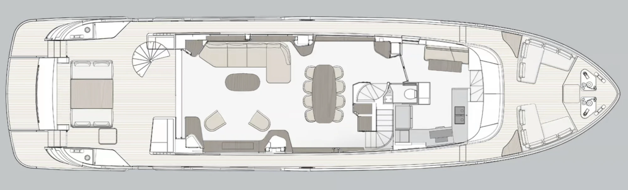 Layout Azimut Magellano 25M
