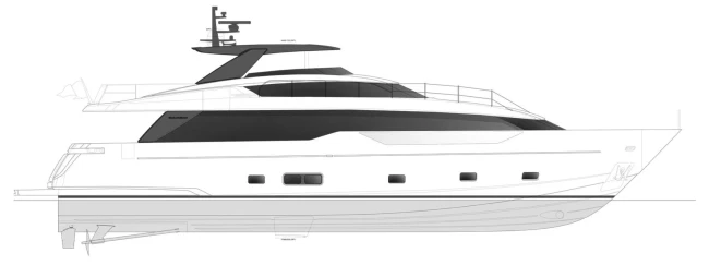 Layout Sanlorenzo SL90 Asymmetric