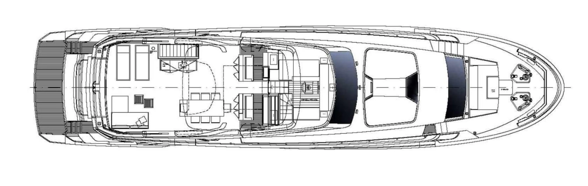 Layout Sanlorenzo SL96 Asymmetric