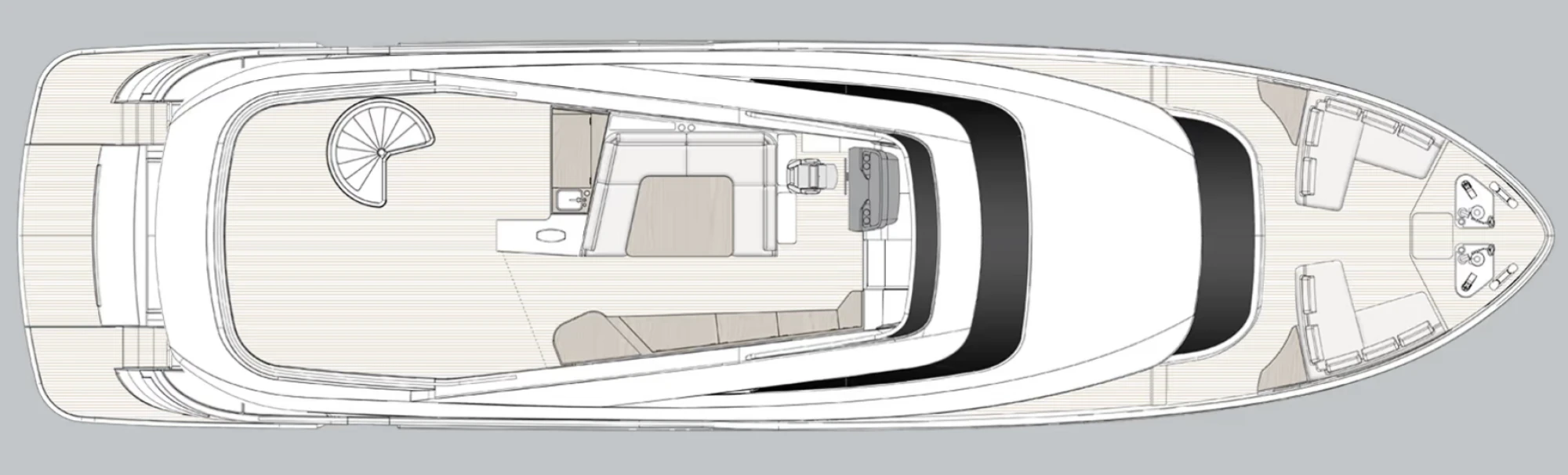 Layout Azimut Magellano 25M