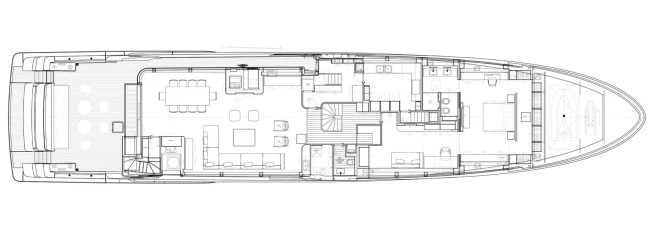 Layout Sanlorenzo SD132