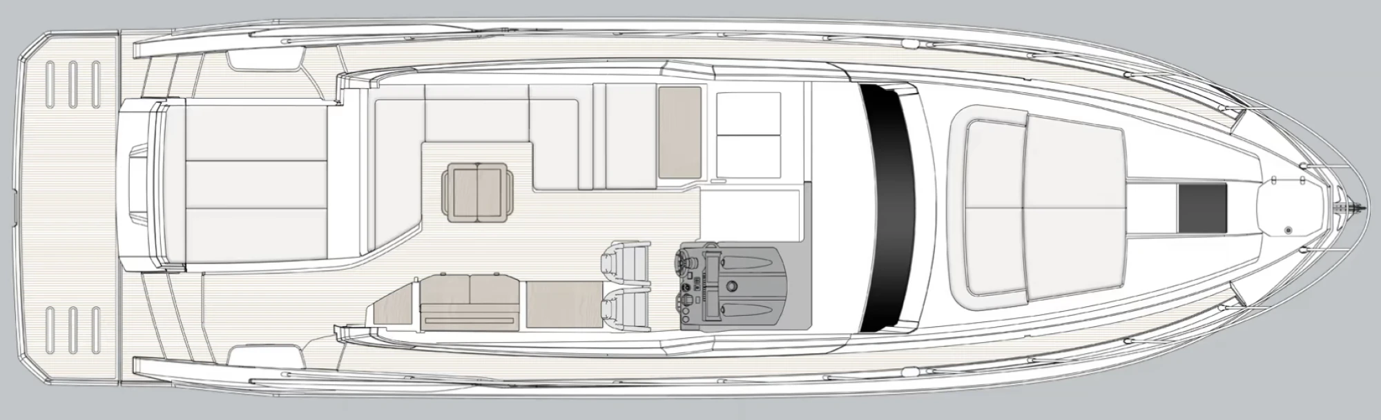 Layout Azimut Atlantis 51