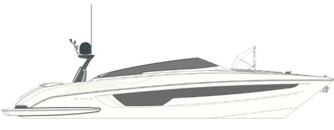 Layout Riva 56' Rivale