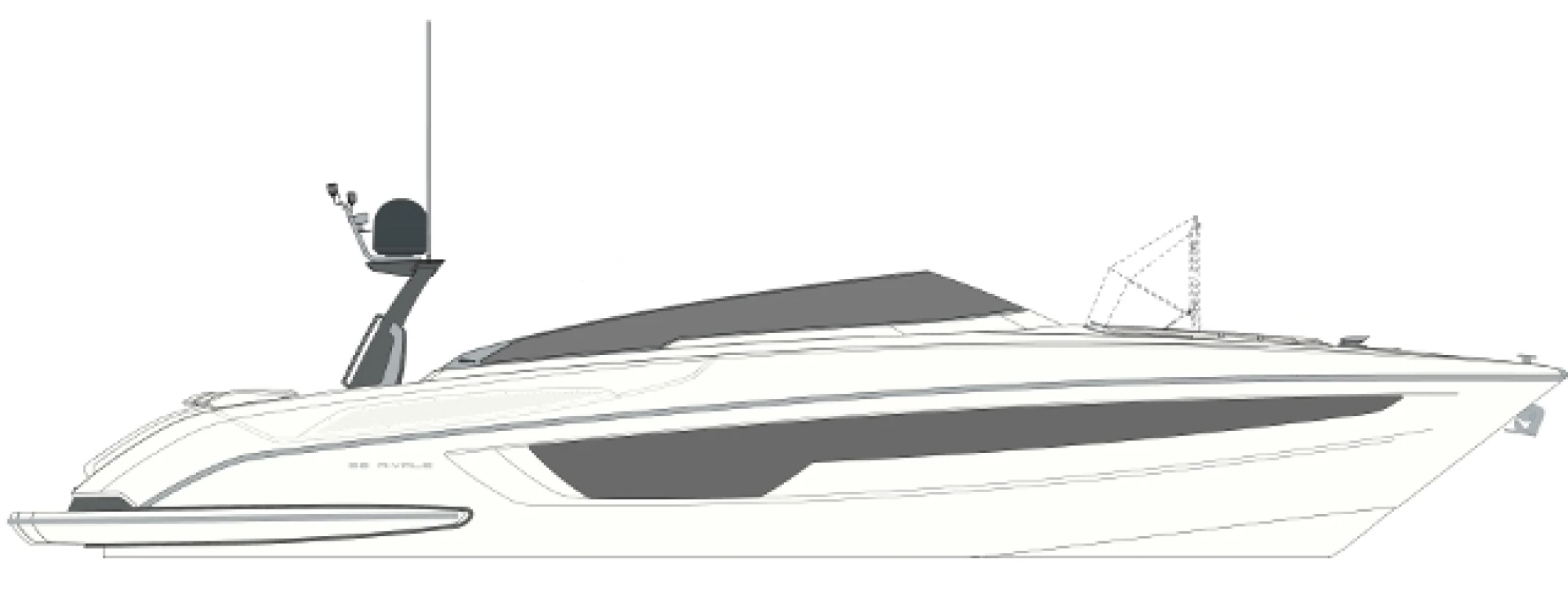 Layout Riva 56' Rivale