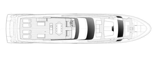 Layout Sanlorenzo SL120 Asymmetric