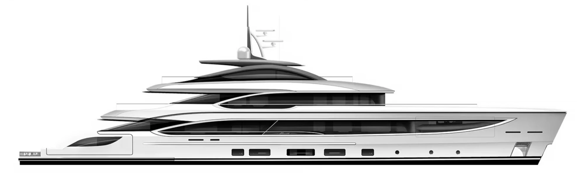 Layout Benetti Yachts B.Now 67M Oasis Deck