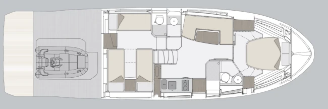 Layout Azimut Atlantis 45