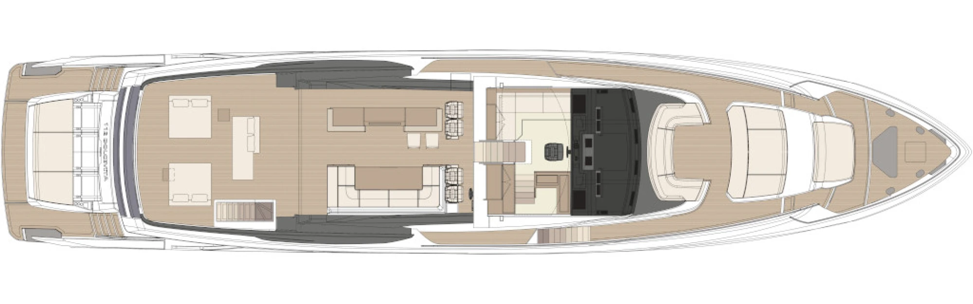Layout Riva 112' Dolcevita Super New