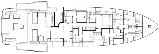 Layout Sanlorenzo SX100