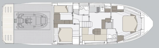 Layout Azimut Atlantis 51
