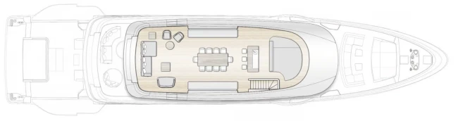 Layout Benetti Yachts Oasis 40M