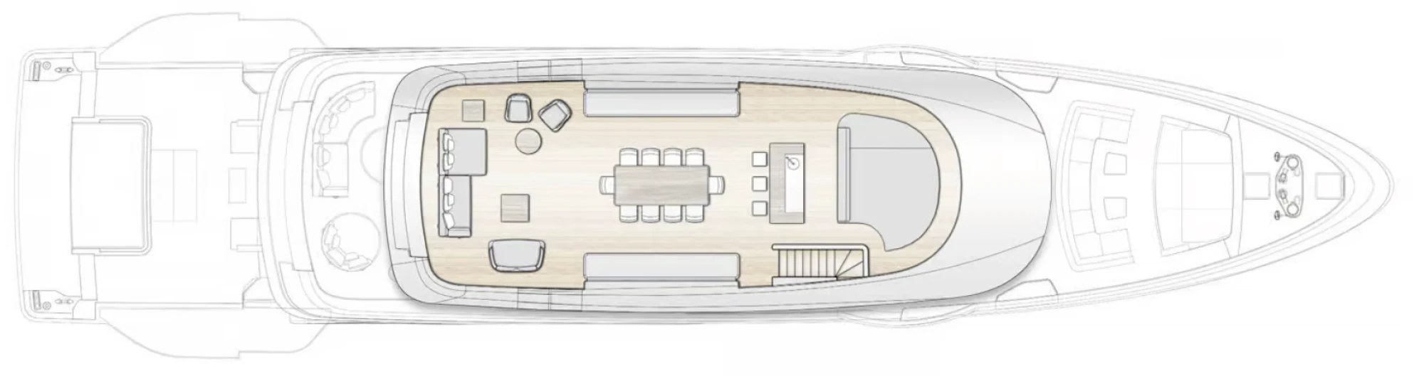 Layout Benetti Yachts Oasis 40M