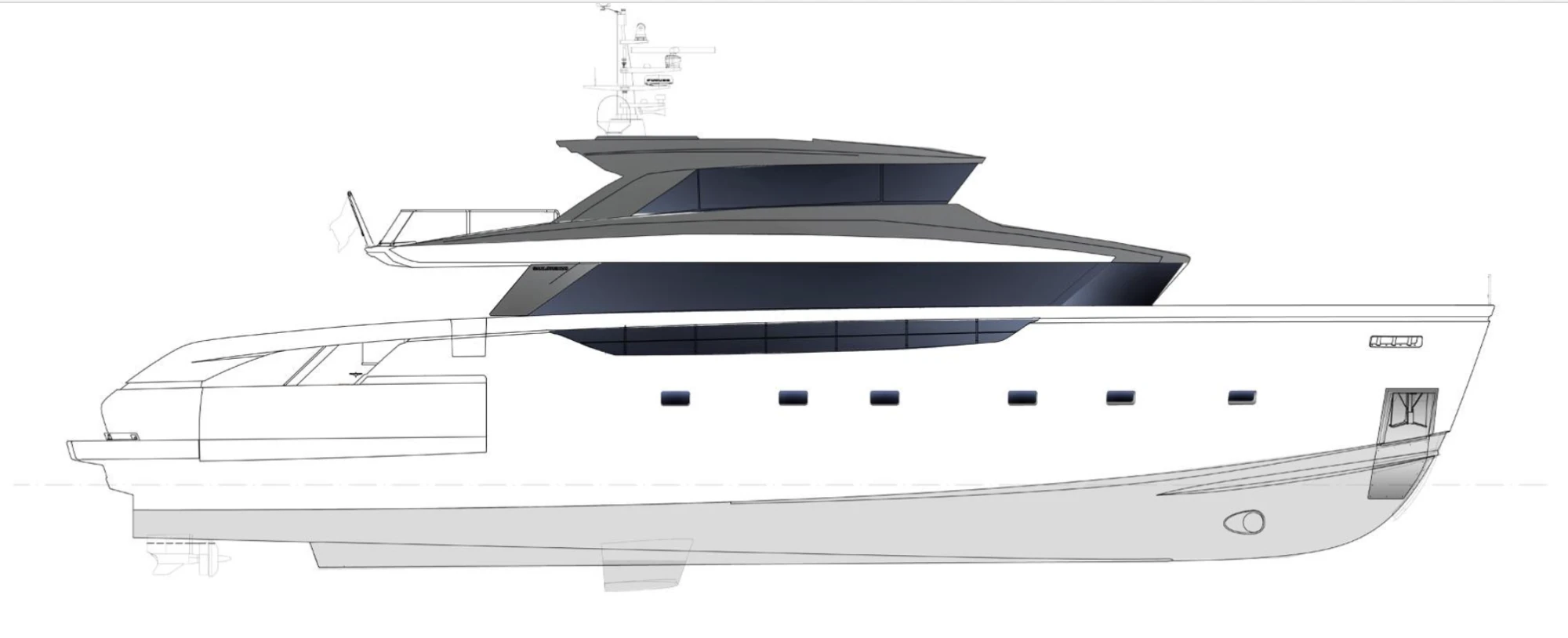 Layout Sanlorenzo SX100