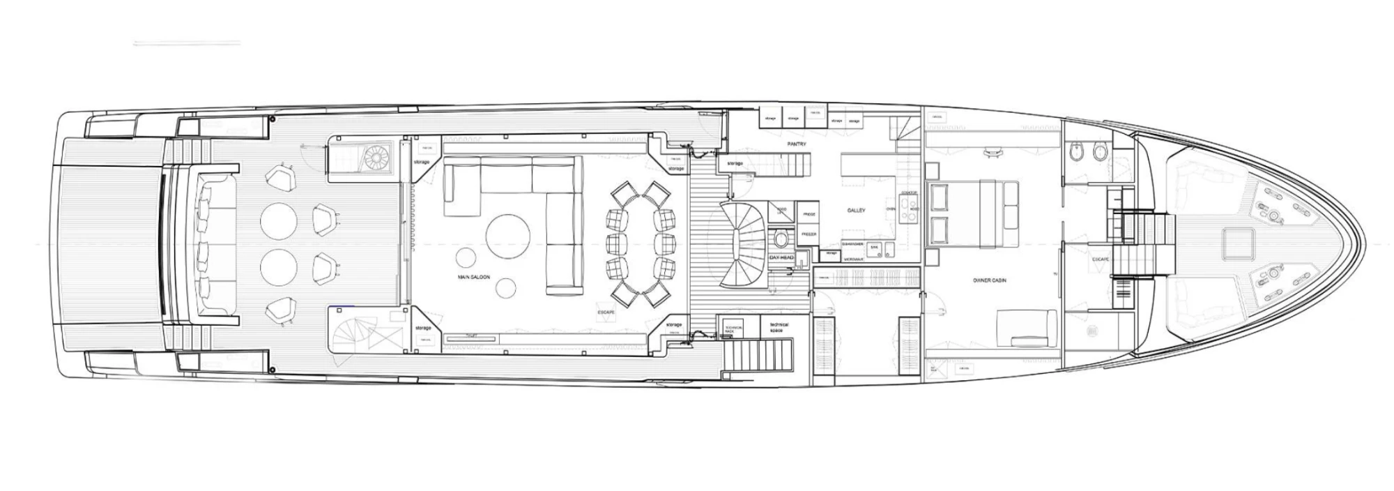 Layout Sanlorenzo SD118