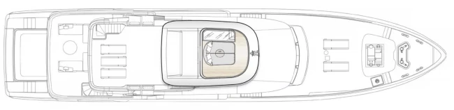Layout Benetti Yachts Motopanfilo 37M