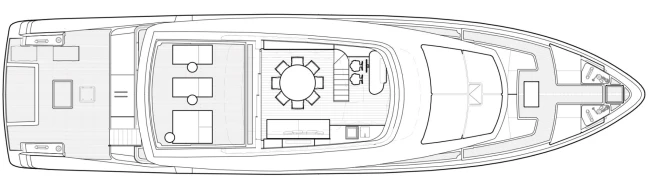 Layout Sanlorenzo SX100
