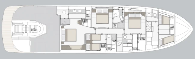 Layout Azimut Magellano 25M